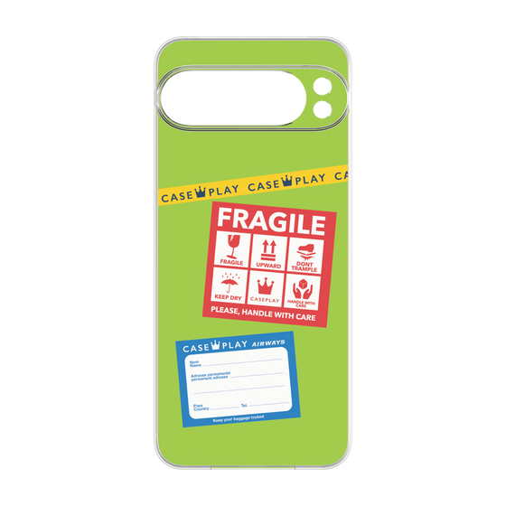 Premium Panel［ FRAGILE Stickers - Green ］