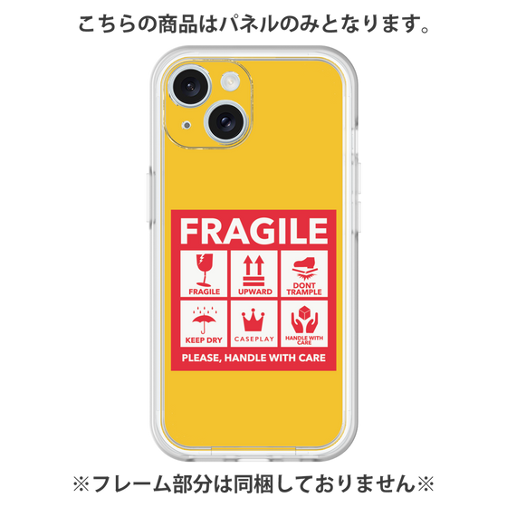 Premium Panel［ FRAGILE Sticker - Yellow ］