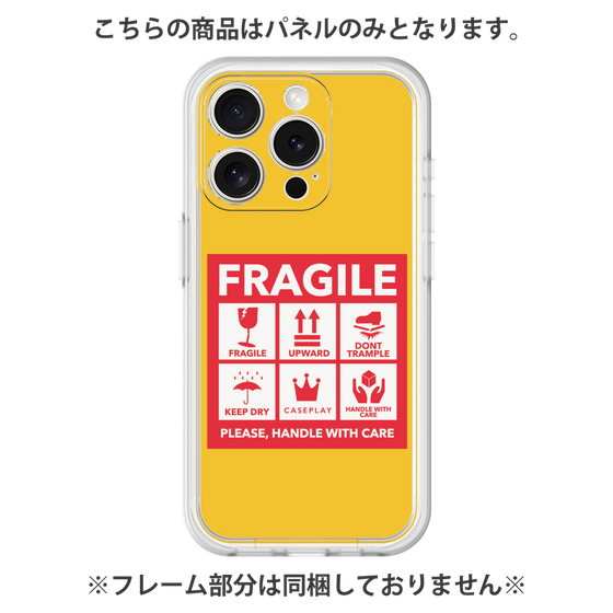 Premium Panel［ FRAGILE Sticker - Yellow ］