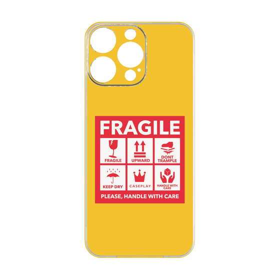 Premium Panel［ FRAGILE Sticker - Yellow ］