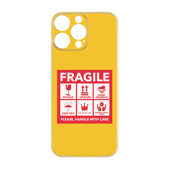 Premium Panel［ FRAGILE Sticker - Yellow ］