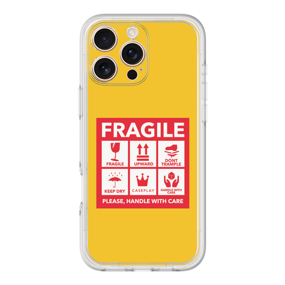 Premium Panel［ FRAGILE Sticker - Yellow ］