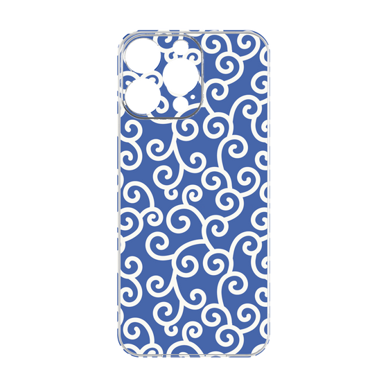 Premium Panel［ Karakusa Pattern - Blue ］