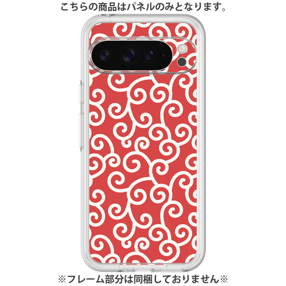 Premium Panel［ Karakusa Pattern - Red ］