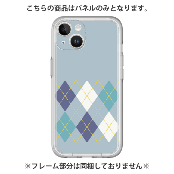 Premium Panel［ Nordic Argyle - Blue ］