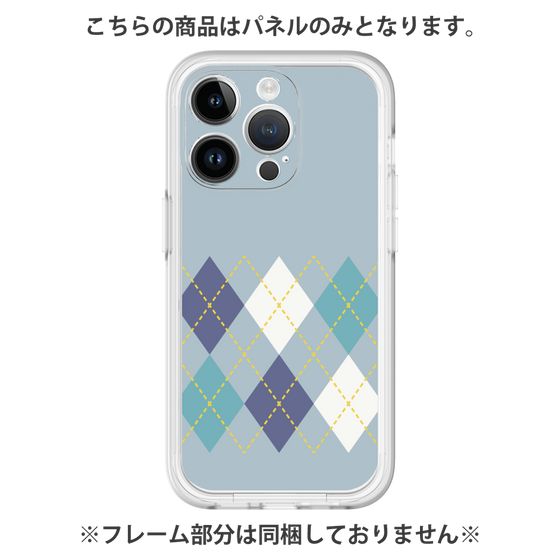 Premium Panel［ Nordic Argyle - Blue ］