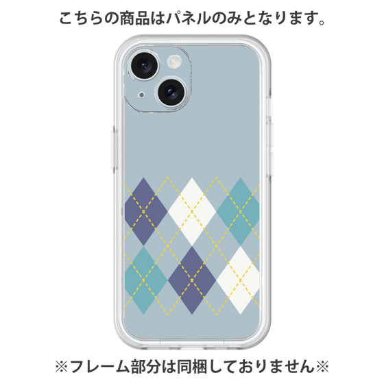 Premium Panel［ Nordic Argyle - Blue ］