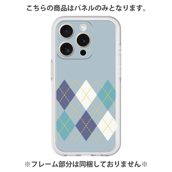 Premium Panel［ Nordic Argyle - Blue ］