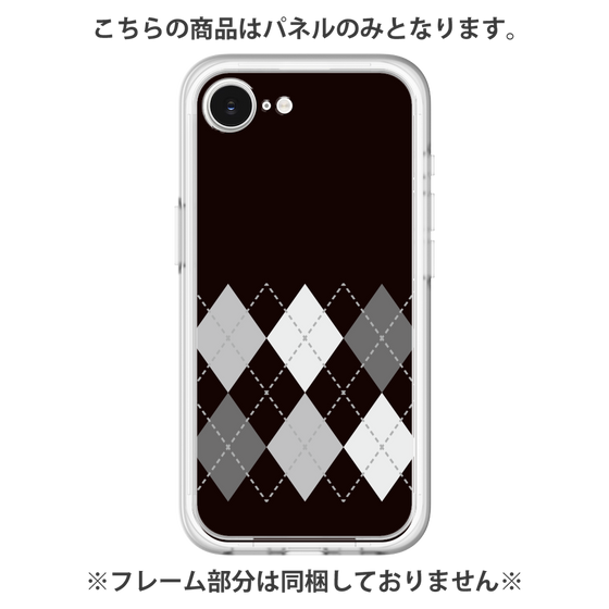 Premium Panel［ Nordic Argyle - Black ］