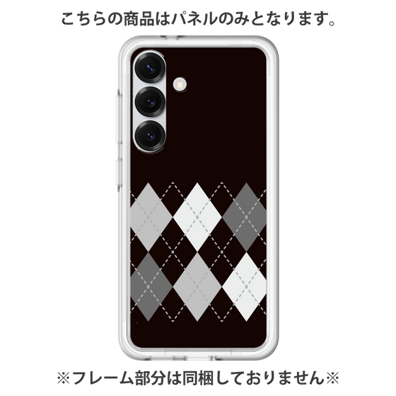 Premium Panel［ Nordic Argyle - Black ］
