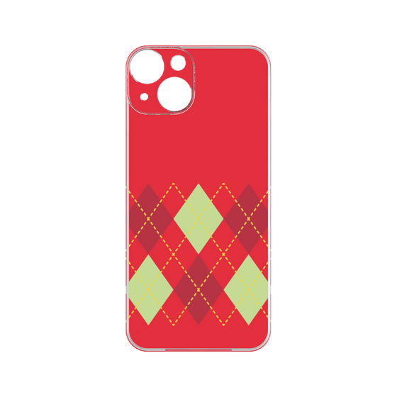 Premium Panel［ Nordic Argyle - Red ］
