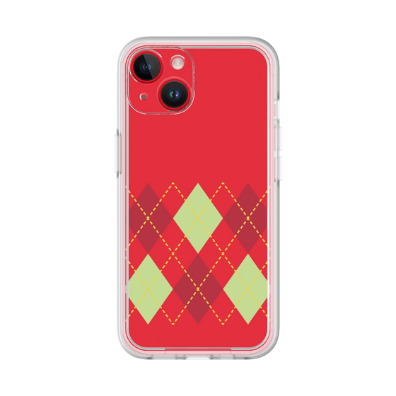 Premium Panel［ Nordic Argyle - Red ］