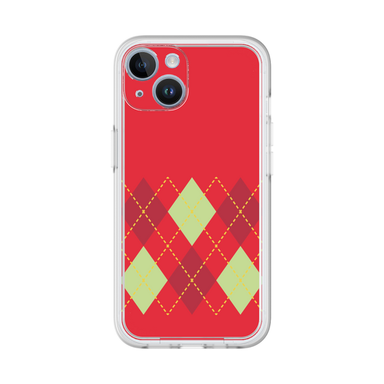 Premium Panel［ Nordic Argyle - Red ］