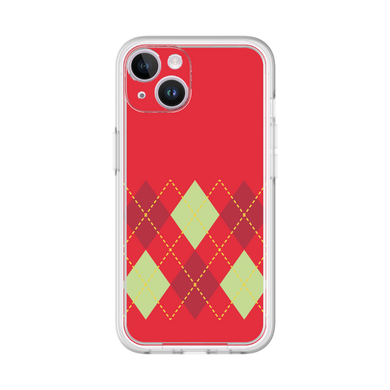 Premium Panel［ Nordic Argyle - Red ］