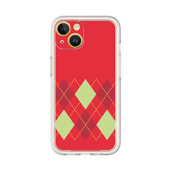 Premium Panel［ Nordic Argyle - Red ］