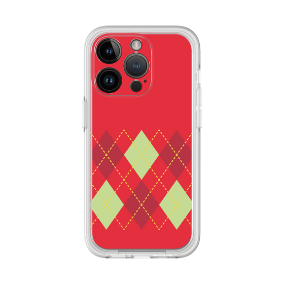 Premium Panel［ Nordic Argyle - Red ］