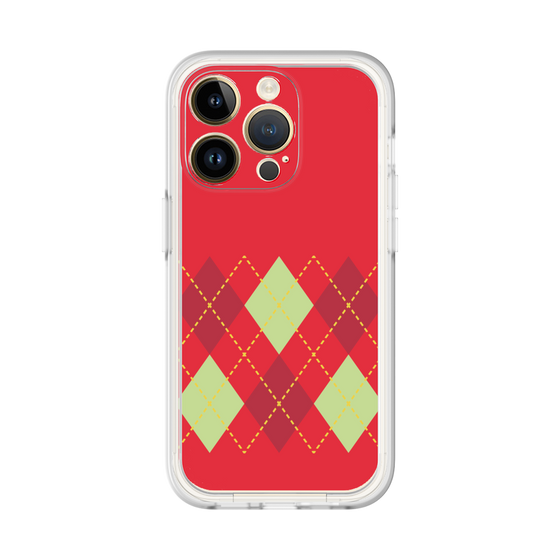 Premium Panel［ Nordic Argyle - Red ］