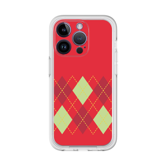 Premium Panel［ Nordic Argyle - Red ］