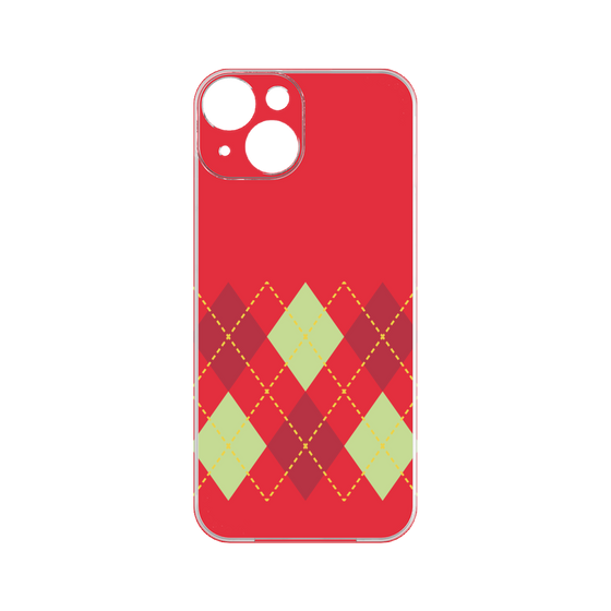 Premium Panel［ Nordic Argyle - Red ］