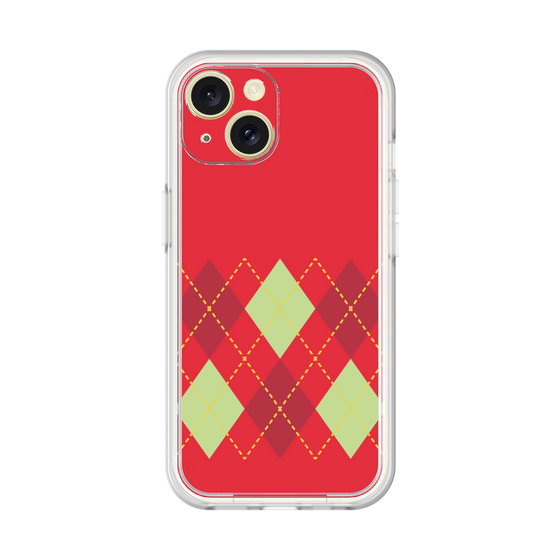 Premium Panel［ Nordic Argyle - Red ］