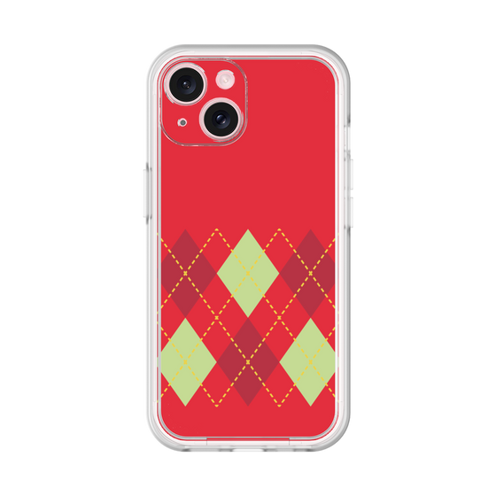 Premium Panel［ Nordic Argyle - Red ］