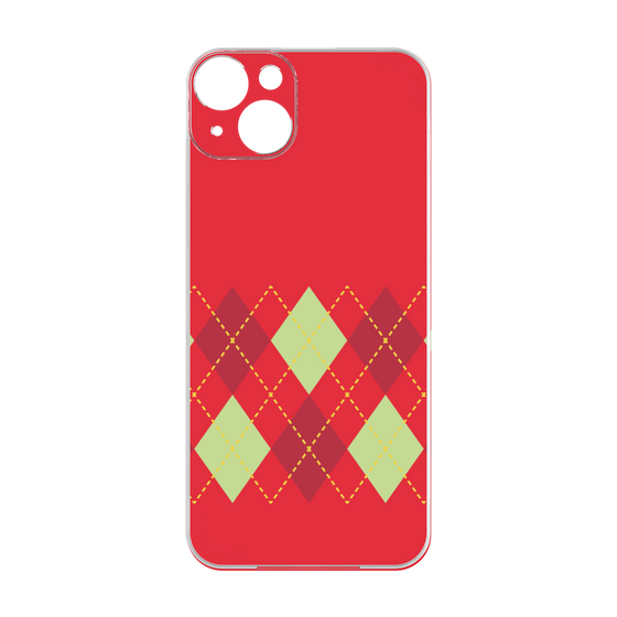 Premium Panel［ Nordic Argyle - Red ］