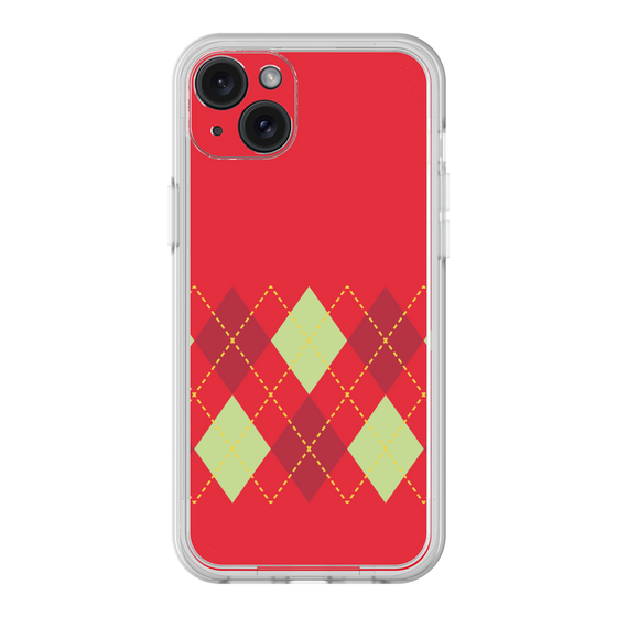 Premium Panel［ Nordic Argyle - Red ］