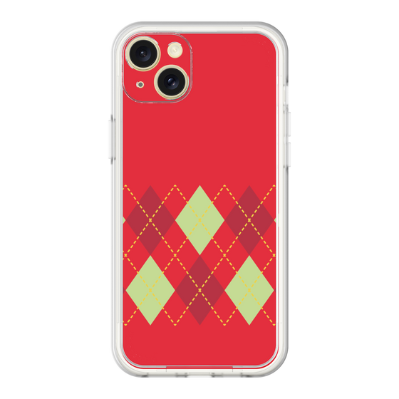 Premium Panel［ Nordic Argyle - Red ］