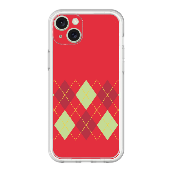 Premium Panel［ Nordic Argyle - Red ］