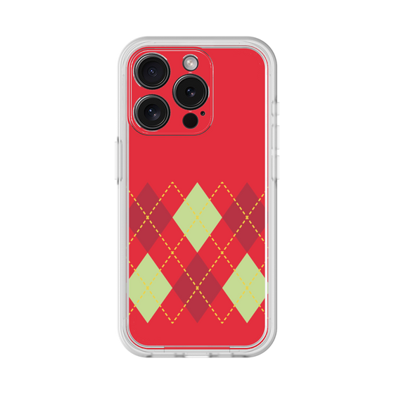 Premium Panel［ Nordic Argyle - Red ］