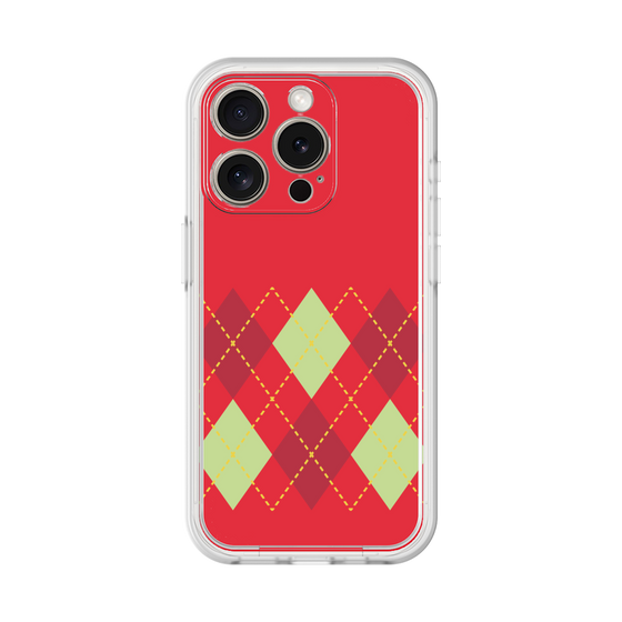 Premium Panel［ Nordic Argyle - Red ］
