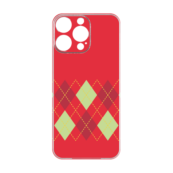 Premium Panel［ Nordic Argyle - Red ］