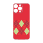 Premium Panel［ Nordic Argyle - Red ］