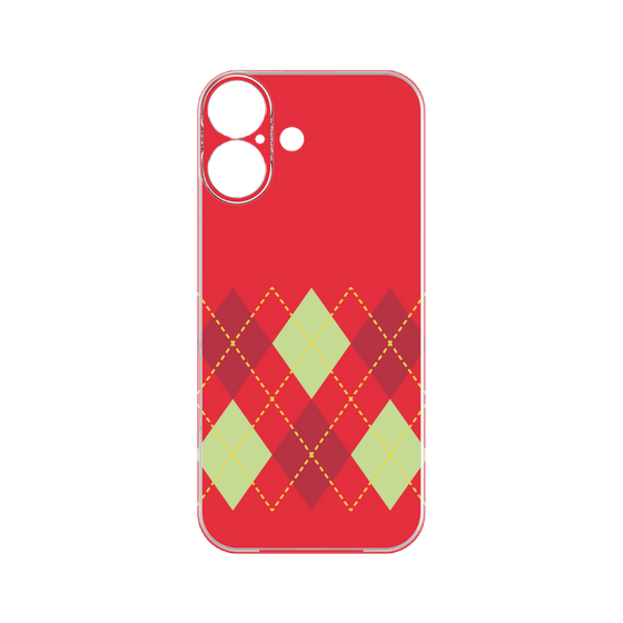 Premium Panel［ Nordic Argyle - Red ］