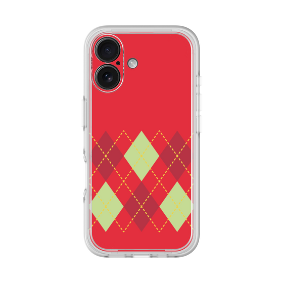 Premium Panel［ Nordic Argyle - Red ］