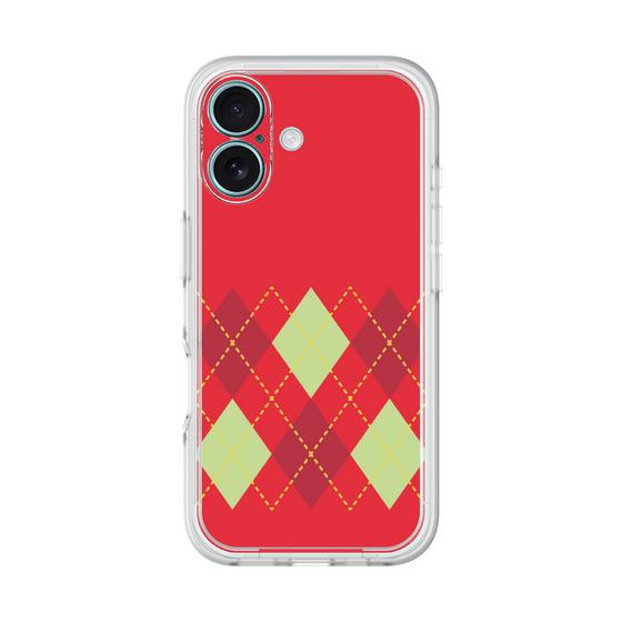 Premium Panel［ Nordic Argyle - Red ］