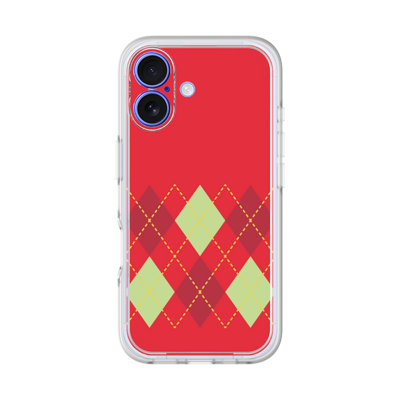 Premium Panel［ Nordic Argyle - Red ］