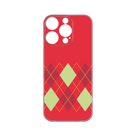 Premium Panel［ Nordic Argyle - Red ］