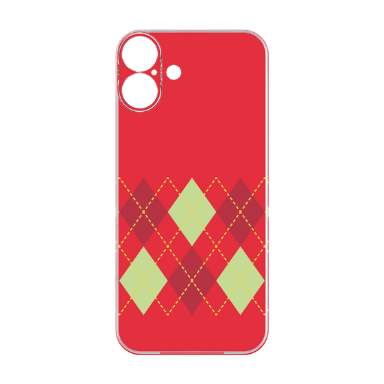 Premium Panel［ Nordic Argyle - Red ］
