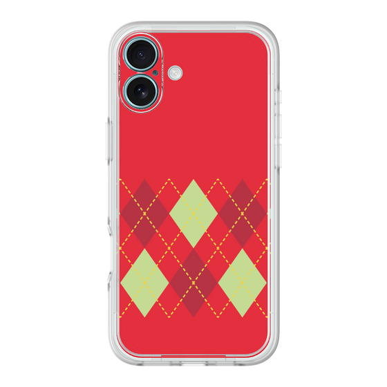 Premium Panel［ Nordic Argyle - Red ］