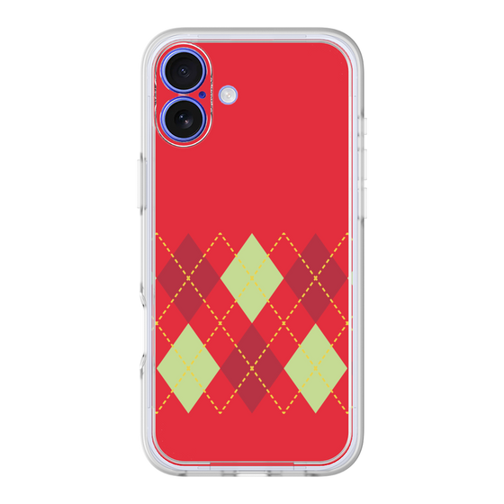 Premium Panel［ Nordic Argyle - Red ］