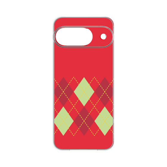 Premium Panel［ Nordic Argyle - Red ］