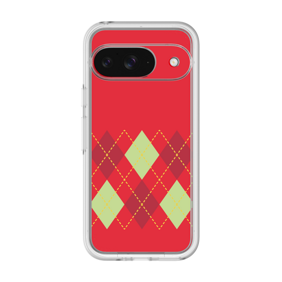 Premium Panel［ Nordic Argyle - Red ］