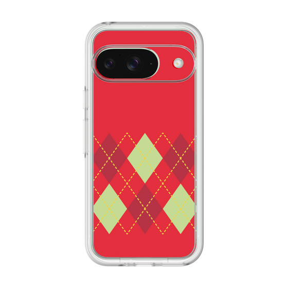 Premium Panel［ Nordic Argyle - Red ］