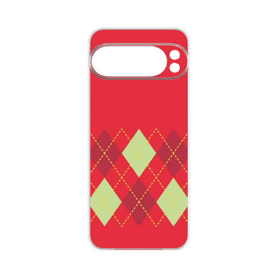 Premium Panel［ Nordic Argyle - Red ］