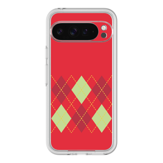 Premium Panel［ Nordic Argyle - Red ］