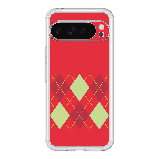 Premium Panel［ Nordic Argyle - Red ］