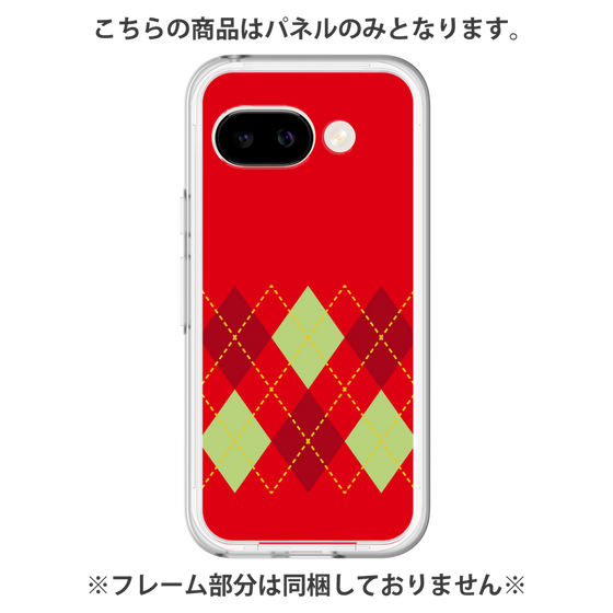 Premium Panel［ Nordic Argyle - Red ］