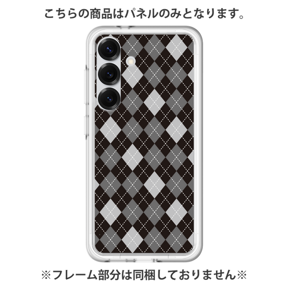 Premium Panel［ Argyle - Black ］