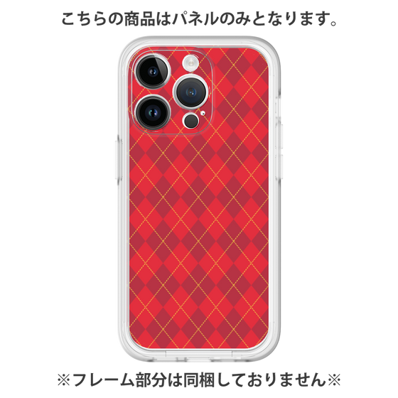 Premium Panel［ Argyle - Red ］